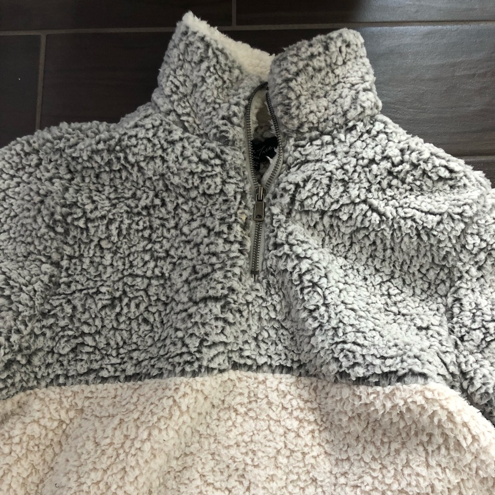 Teddy quarter zip